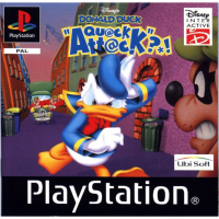 Donald Duck Quack Attack PAL Playstation PAL box art